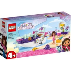 LEGO 10786 Gabby's Dollhouse - Gabby & MerCat's Schip & Spa