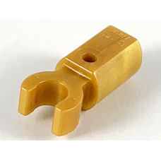 LEGO 11090 Pearl Gold  Bar Holder with Clip, 44873 (losse stenen 10-19)*P