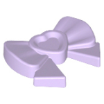 LEGO 11618 Lavender Friends Accessories Hair Decoration, Bow with Heart, Long Ribbon and Pin *P
