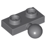 LEGO 14417 Dark Bluish Gray Plate, Modified 1 x 2 with Tow Ball on Side (171767) *