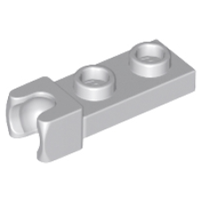 LEGO 14418 Light Bluish Gray Plate, Modified 1 x 2 with Small Tow Ball Socket on End*
