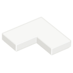 LEGO 14719 White Tile 2 x 2 Corner (losse stenen 23-17)