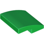 LEGO 15068 Green Slope, Curved 2 x 2 x 2/3 78565 (los. stenen 5-8)