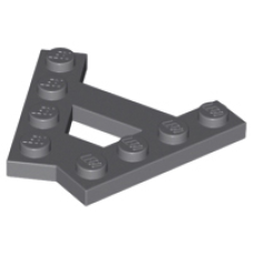 LEGO 15706 Dark Bluish Gray Wedge, Plate A-Shape with 2 Rows of 4 Studs *P