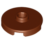 LEGO 18674 Reddish Brown Tile Round 2 x 2 with Open Stud (losse stenen 18-9) *P