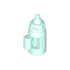 LEGO 18855 Utensil Baby Bottle with Handle baby drink flesje met handgreep Light Aqua *P