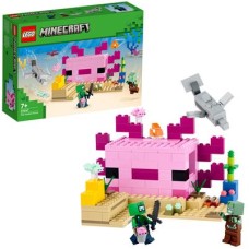 LEGO 21247 Minecraft The Axolotl Huis