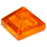 LEGO 22388 Trans Orange  Slope 45 1 x 1 x 2/3 Quadruple Convex Pyramid, 35343, 35344 (losse stenen 21-1)*P
