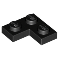 LEGO 2420 Black Plate 2 x 2 Corner *