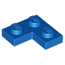 LEGO 2420 Blue Plate 2 x 2 Corner *P