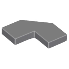 LEGO 27263 Dark Bluish Gray Tile, Modified Facet 2 x 2, 1134, 39726, 54578 (losse stenen 13-16)*P