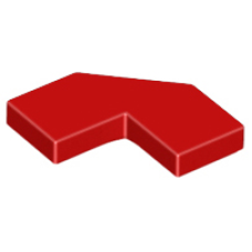 LEGO 27263 Red Tile, Modified Facet 2 x 2, 1134, 39726, 54578 (losse stenen 10-12)*P