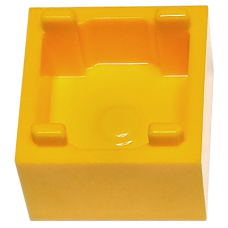 LEGO 2821 Bright Light Orange Container, Box 2 x 2 x 1 - Top Opening with Raised Inner Bottom (losse stenen 40-17)