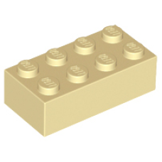 LEGO 3001 Tan Brick 2 x 4, 3556, 15589, 54534, 72841 (120723)*