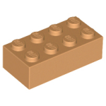 LEGO 3001 Medium Nougat Brick 2 x 4 3556, 15589, 54534, 72841