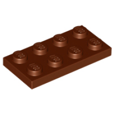 LEGO 3020 Reddish Brown Plate 2 x 4 (210623)*
