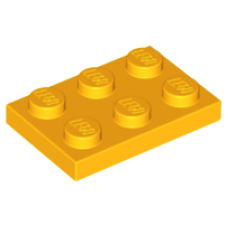 LEGO 3021 Bright Light Orange Plate 2 x 3*