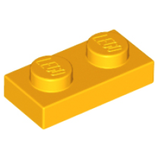LEGO 3023 Bright light orange Plate 1x2 6225, 28653 *