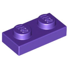 LEGO 3023 Dark Purple Plate 1 x 2, 26225, 28653*