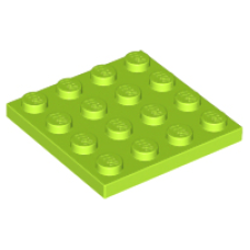 LEGO Lime Plate 4 x 4 3031 p