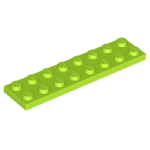 LEGO 3034 Lime Plate 2 x 8 *P