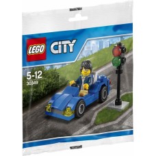 LEGO 30349 City Sportauto en Stoplicht (Polybag)