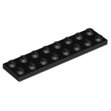 LEGO 3034 Black Plate 2 x 8 *P