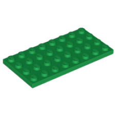 LEGO 3035 Green Plate 4 x 8