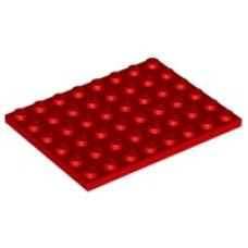 LEGO 3036 Red Plate 6 x 8*