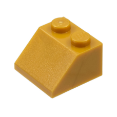 LEGO 3039 Pearl Gold Slope 45 2 x 2, 6227, 35277 (losse stenen 32-19)*P