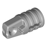 LEGO 30552 Hinge Cylinder 1 x 2 Locking with 1 Finger and Axle Hole on Ends with Slots Light Bluish Gray (losse stenen 9-10)*