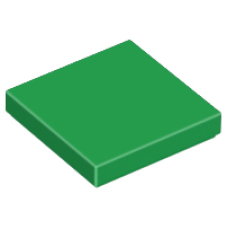 LEGO 3068b Green Tile 2 x 2 with Groove,1136, 63327, 78814, 88409 (losse stenen 3-18) (210623)*