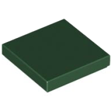LEGO 3068b  Dark Green Tile 2 x 2 with Groove, 1136, 78814, 88409 *