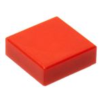 LEGO 3070b Red Tile 1 x 1 with Groove, 30039, 35403, 39727, 53836 (070623)*