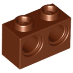 LEGO 32000 Reddish Brown Technic, Brick 1 x 2 with Holes *P