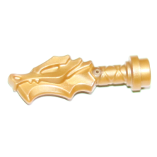 LEGO 36017 Pearl Gold Minifigure, Weapon Sword Hilt with Dragon Head (losse stenen 1-7)240523