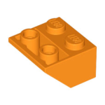 LEGO 3660 Orange Slope Inverted 45 2 x 2 with Flat Bottom Pin*