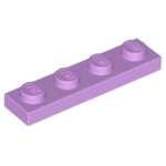 LEGO 3710 Medium Lavender Plate 1 x 4*
