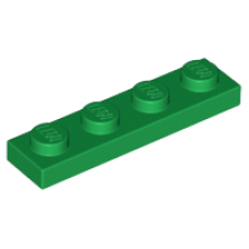 Lego 3710 Green Plate 1 x 4 *P