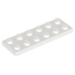 LEGO 3795 White Plate 2 x 6*