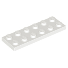 LEGO 3795 White Plate 2 x 6*