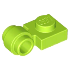 LEGO 4081b Lime Plate, Modified 1 x 1 with Light Attachment - Thick Ring, 41632 (losse stenen 38-3)