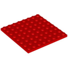 LEGO 41539 Red Plate 8 x 8, 42534