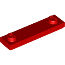 LEGO 41740 Red Plate, Modified 1 x 4 with 2 Studs with Groove (losse stenen 8-13)*