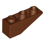 LEGO 4287 Reddish Brown Slope, Inverted 33 3 x 1 (Losse stenen 16-10)*