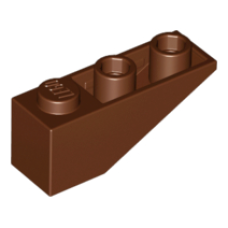 LEGO 4287 Reddish Brown Slope, Inverted 33 3 x 1 (Losse stenen 16-10)*