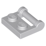 LEGO 48336 Light Bluish Gray Plate, Modified 1 x 2 with Handle on Side - Closed Ends *P
