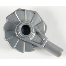 LEGO 50018g Flat Silver Minifigure, Weapon Circular Saw (losse stenen 37-14)*P