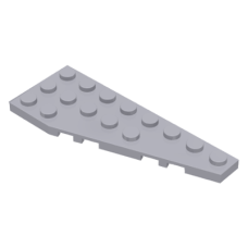 LEGO 50304 Light Bluish Gray  Wedge, Plate 8 x 3 Right (losse stenen 31-17)*P