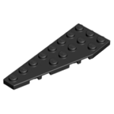 LEGO 50305 Black Wedge, Plate 8 x 3 Left (losse stenen 37-7)*P